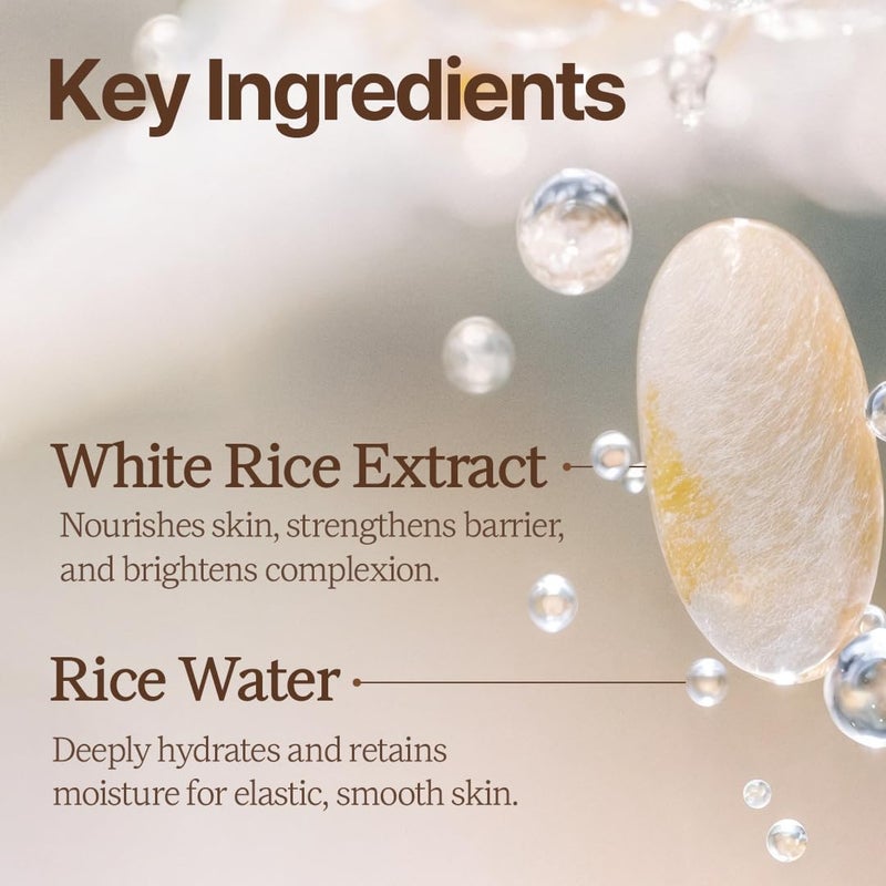 House of Dohwa, White Rice Wash off Facial Mask l Holiday Skincare Essential Korean Skin Care Produced from Domestically Harvested Ingredients, Gentle Hydrating & Soothing l 3.38 fl. Oz - Image 3